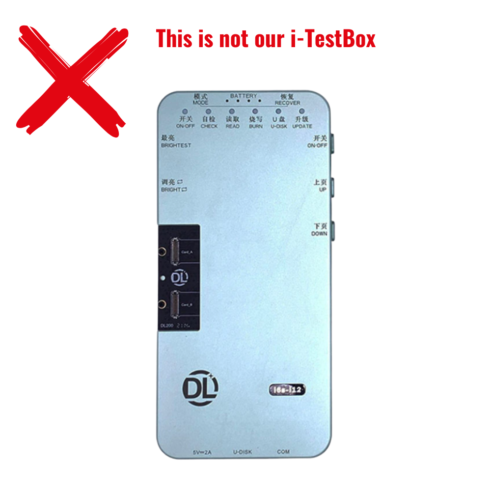 this is not our i testbox