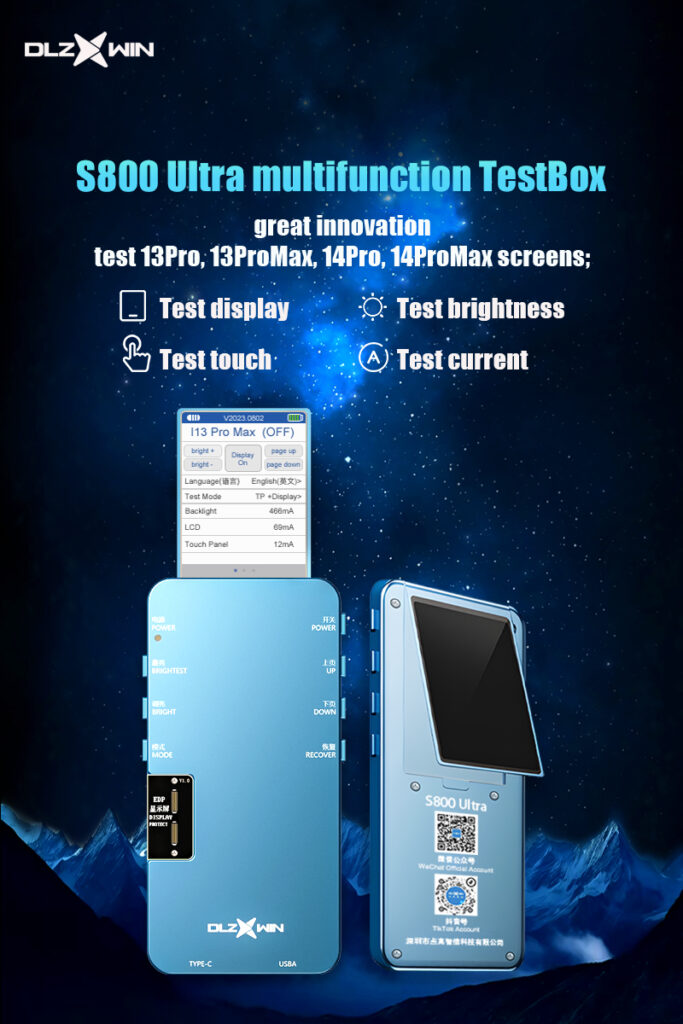 DLZXWIN TestBox DL S300 3IN1 LCD Screen Tester Machine For iPhone